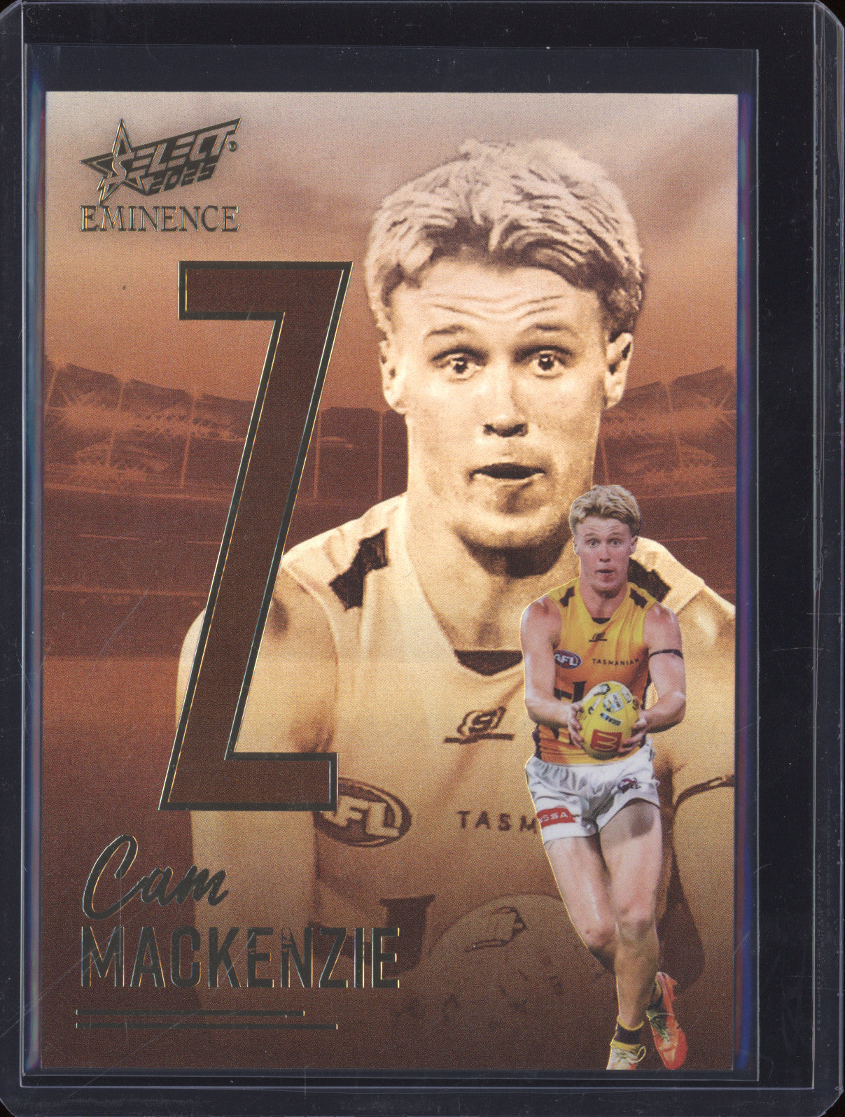 2025 AFL Select Eminence Nameplate NG395 Cam Mackenzie 074/115