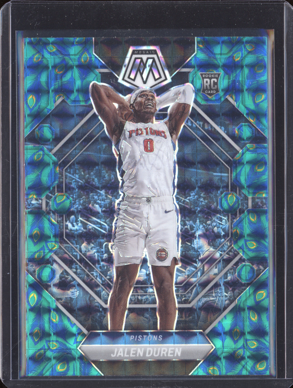 Jalen Duren 2022-23 Panini Mosaic 225 Peacock RC