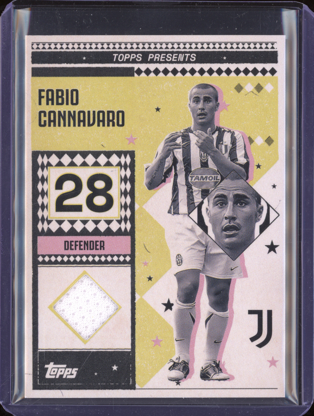 Fabio Cannavaro 2024-25 Topps Team Set Juventus FC LR-FC Vintage Lady Relic