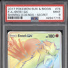 Entei GX 2017 Pokemon Shining Legends 74/73 Secret Rare PSA 9