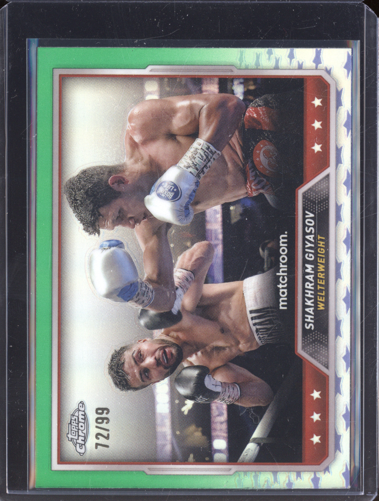 Shakhram Giyasov 2024-25 Topps Boxing Chrome 84 Green 72/99