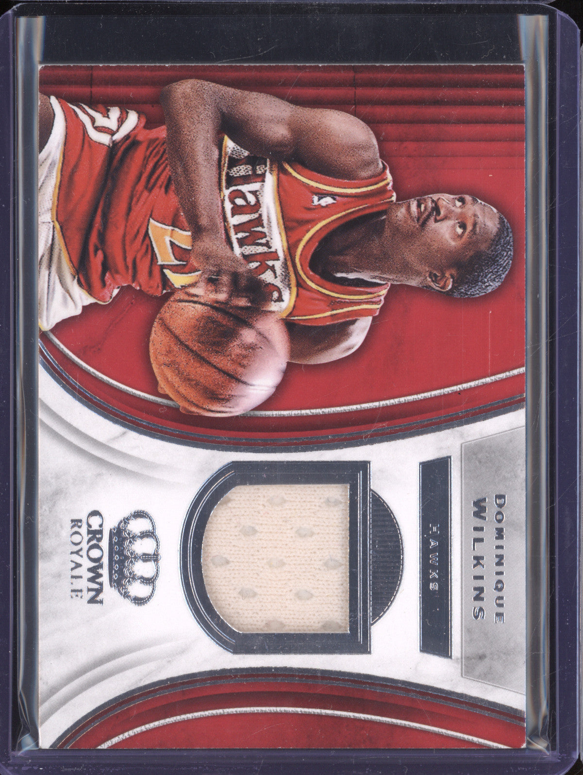 Dominique Wilkins 2018-19 Panini Crown Royale J-DW Jersey Relic