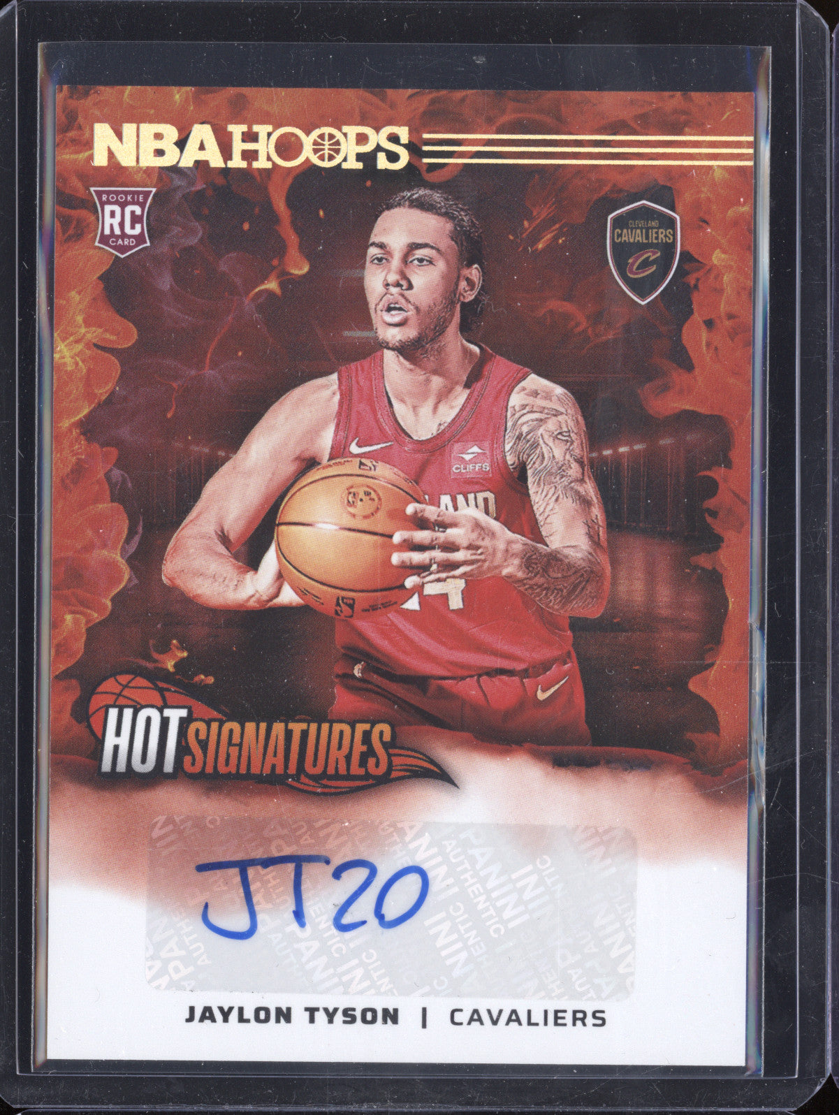 Jaylon Tyson 2024-25 Panini Hoops HSR-TYS Hot Signatures RC