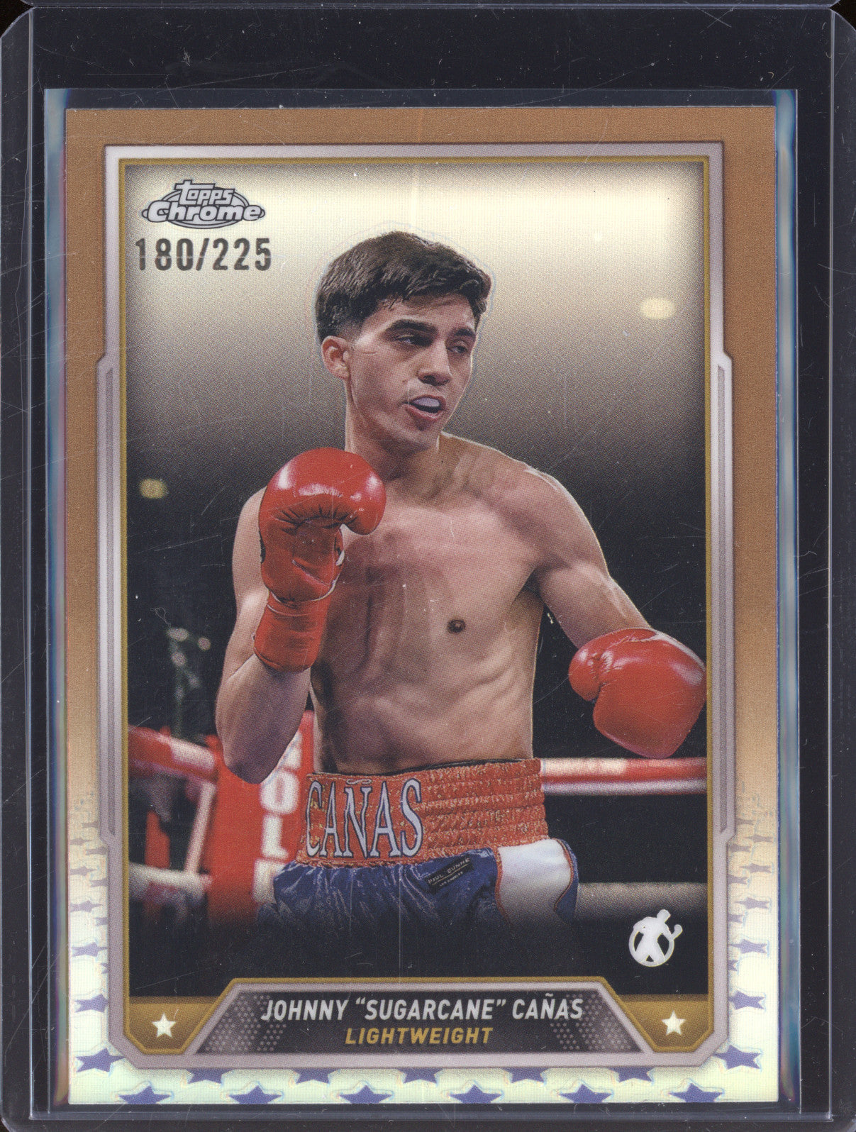 Johnny 'Sugarcane' Canas 2024-25 Topps Boxing Chrome 8 Bronze 180/225