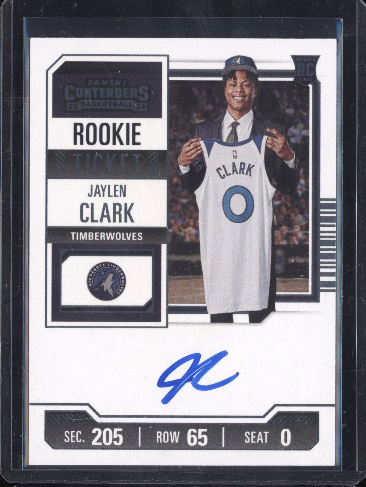 Jaylen Clark 2023-24 Panini Contenders 139 RC
