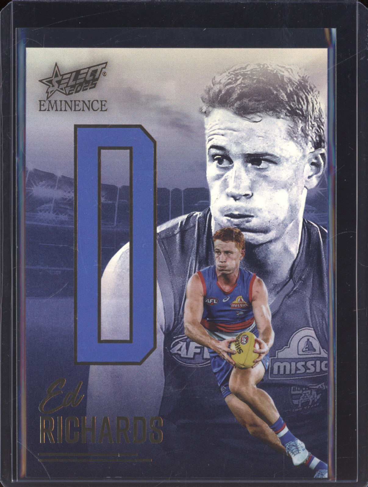 2025 AFL Select Eminence Nameplate NG737 Ed Richards 021/115