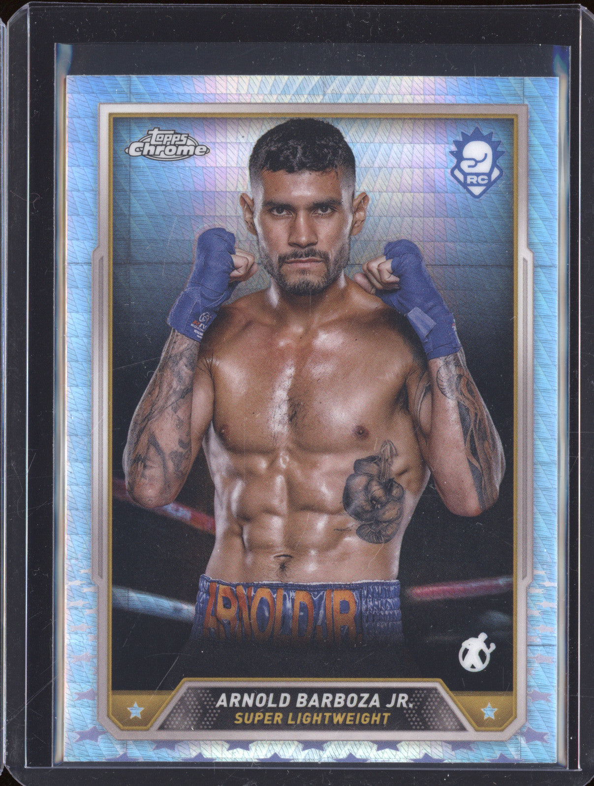 Arnold Barboza Jr 2024-25 Topps Boxing Chrome 18 Hyper