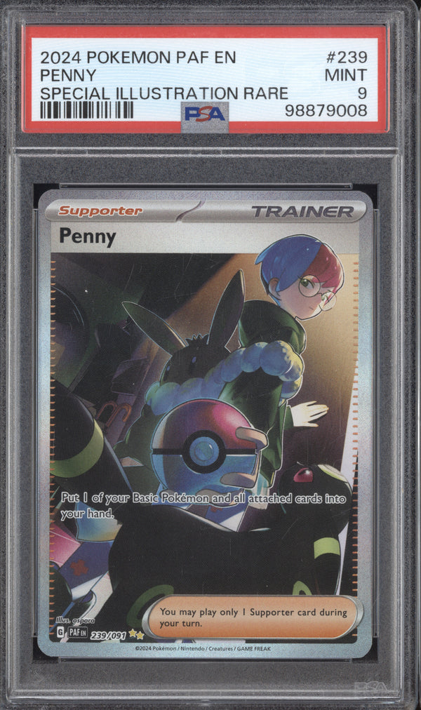 Penny 2024 Pokemon Paldean Fates 239/091 Special Illustration Rare PSA 9