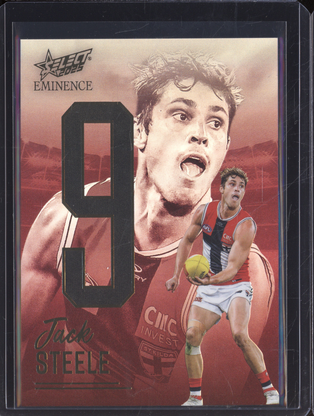 2025 AFL Select Eminence Nameplate NG599 Jack Steele 030/115