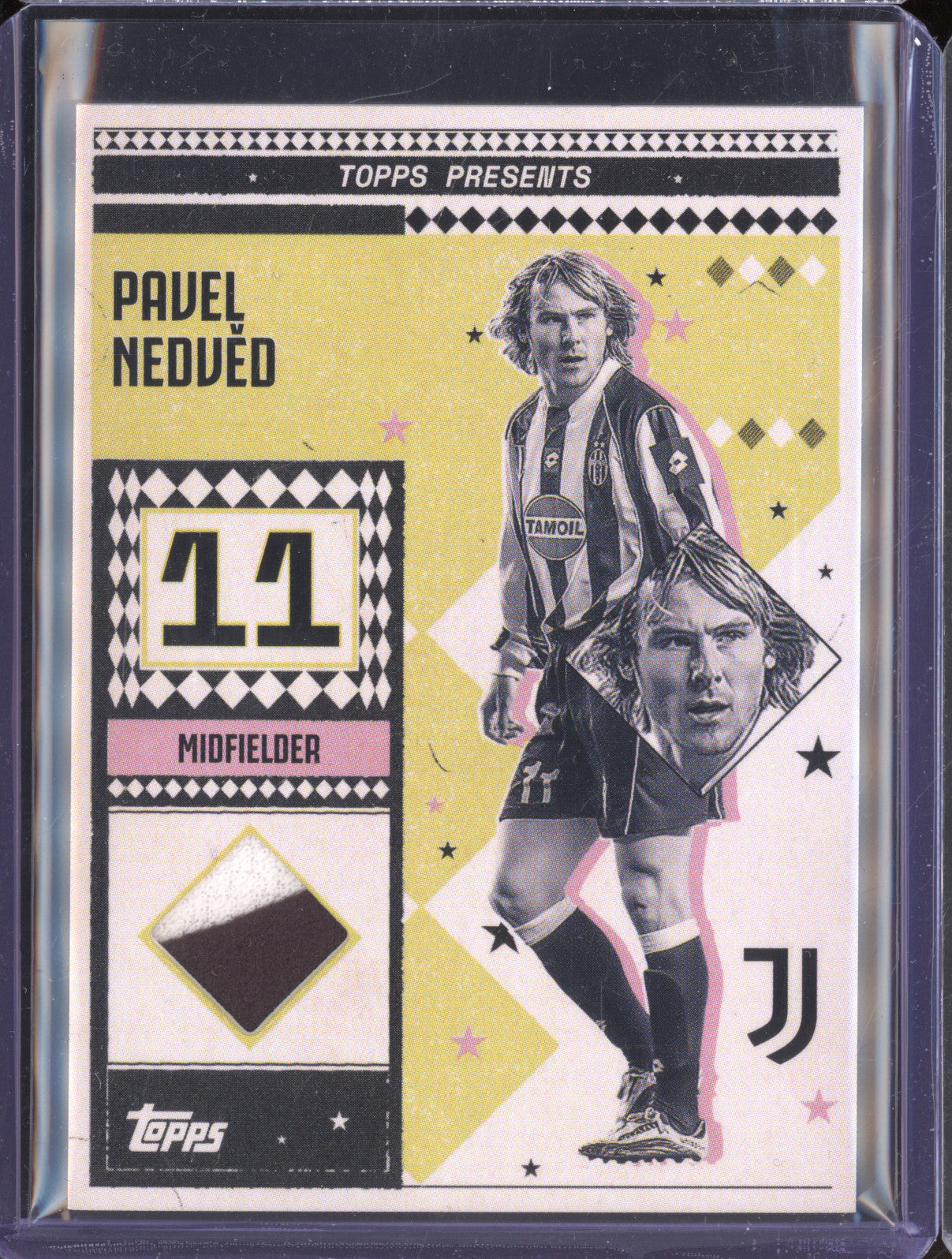 Pavel Nedved 2024-25 Topps Team Set Juventus FC LR-PN Vintage Lady Relic