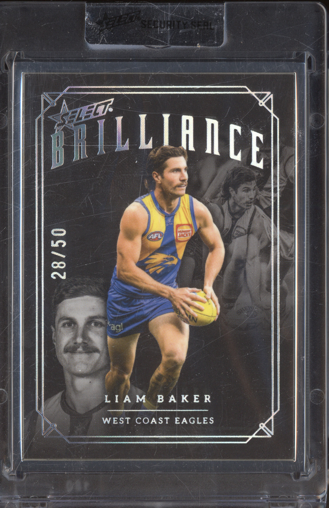 Liam Baker 2025 Select Brilliance B-LB Silver 28/50