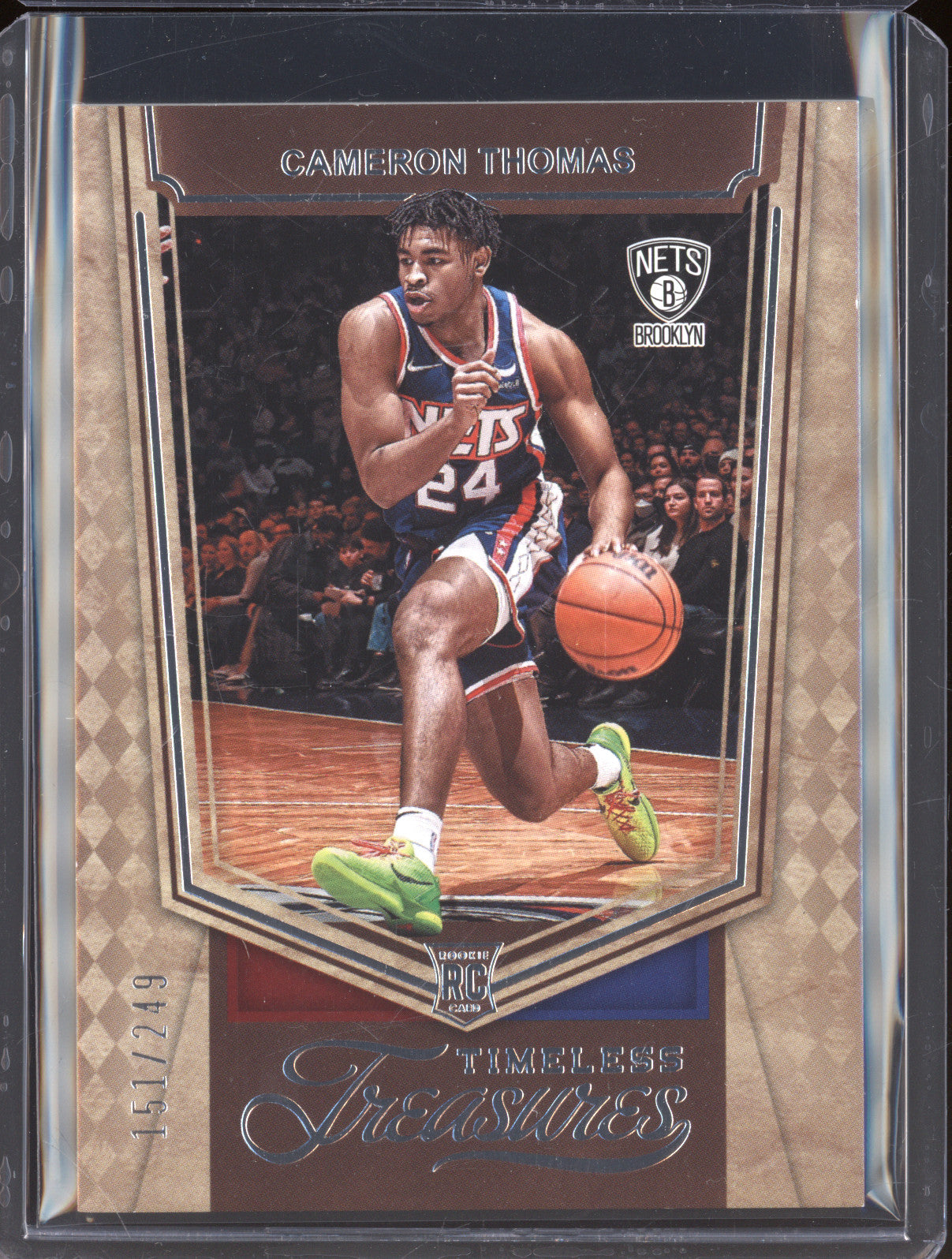 2021 Panini Chronicles 456 Cameron Thomas Timeless Treasures /249 RC