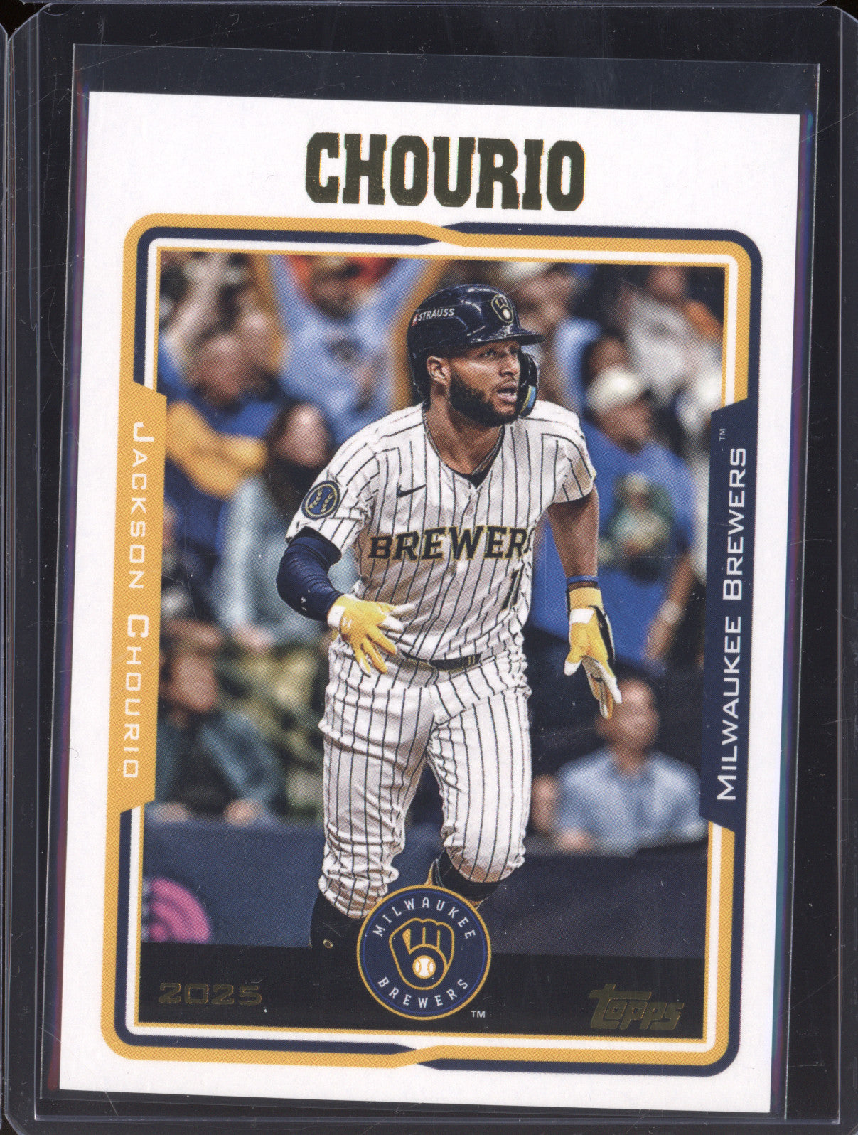 Jackson Chourio 2025 Topps Archives 268 Design Variation SP