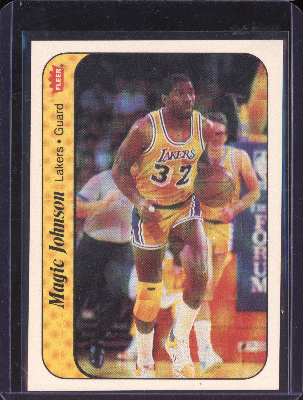 Magic Johnson 1986 Fleer Sticker 7