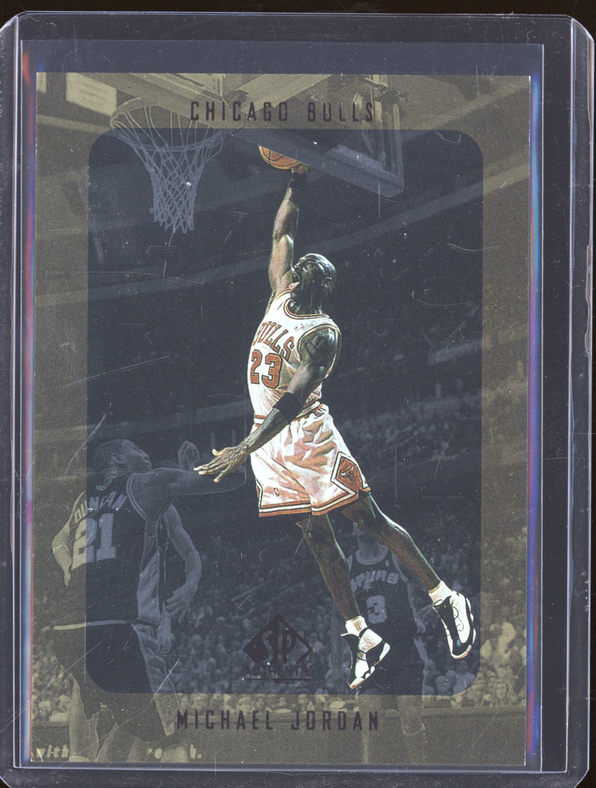 1997 SP Authentic 23 Michael Jordan Sample