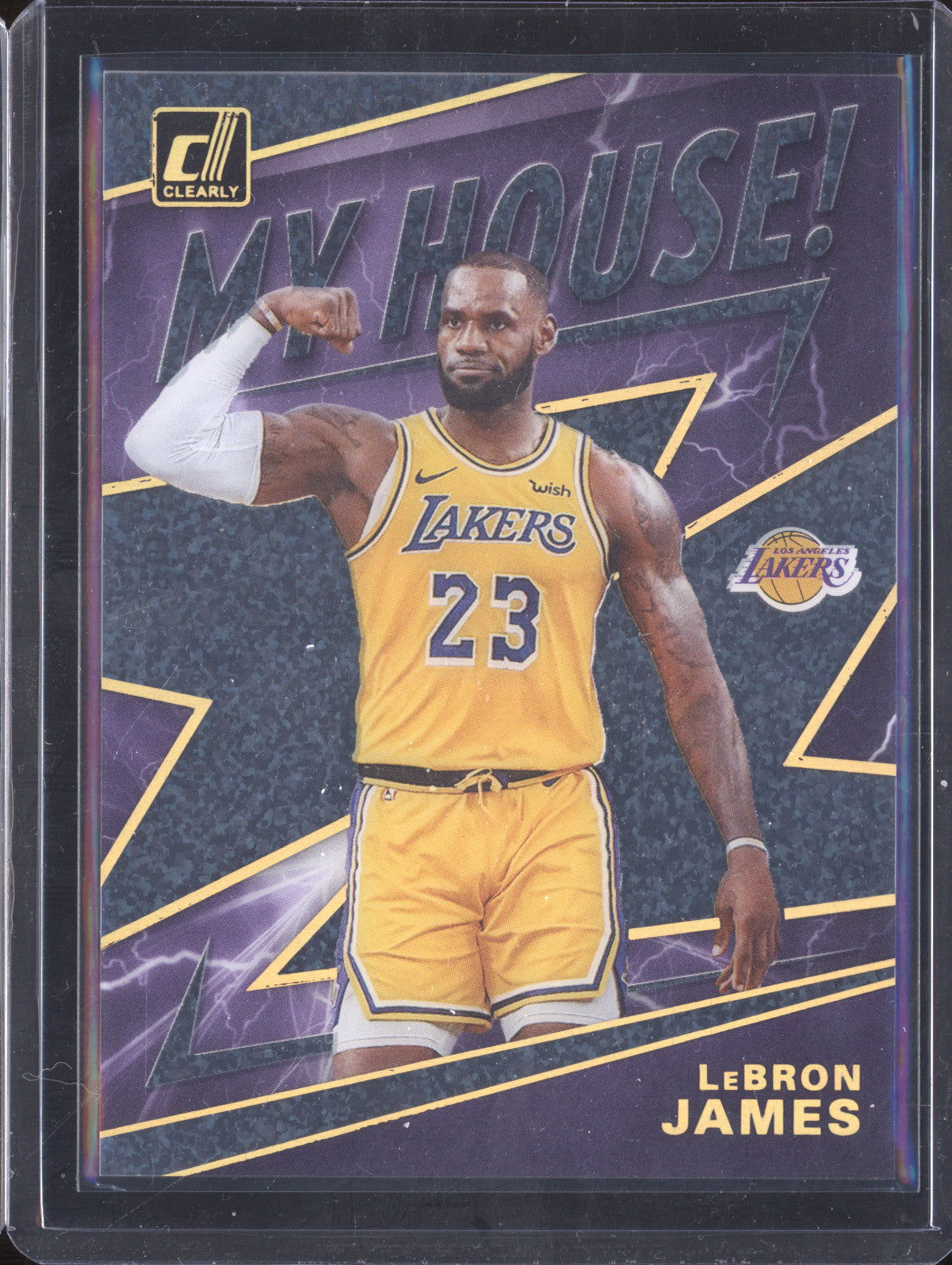 LeBron James 2019-20 Panini Clearly Donruss 6 My House!
