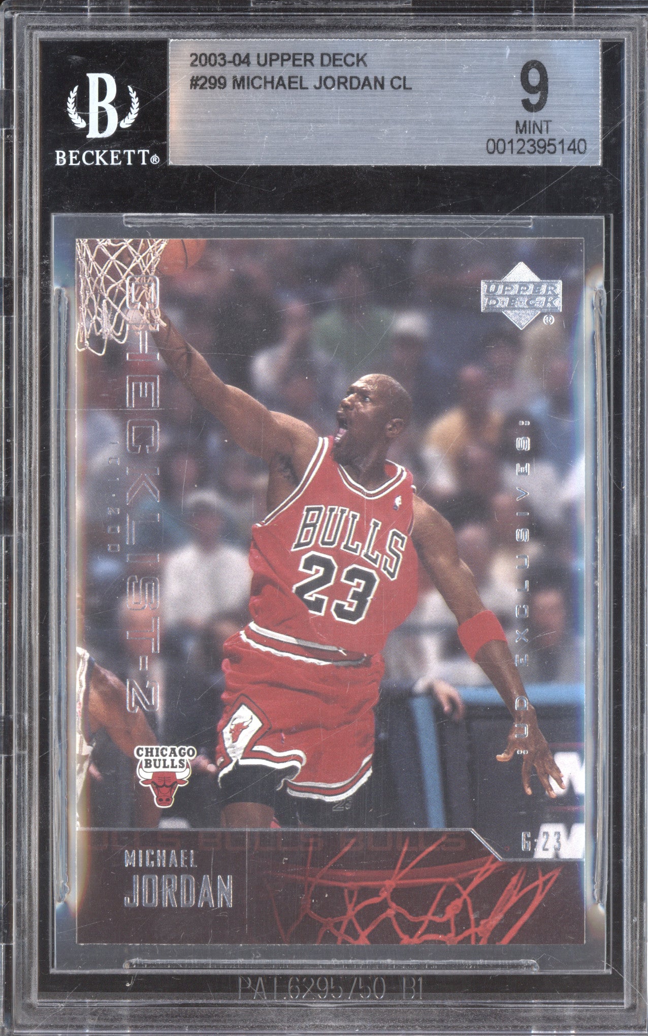 2003-04 Upper Deck Checklist 2 299 Michael Jordan BGS 9