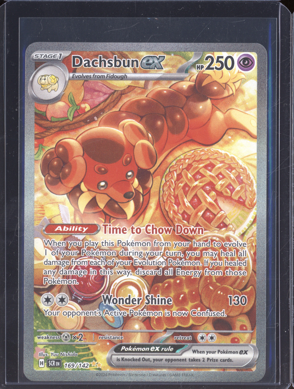 Dachsbun Ex 2024 Panini Stellar Crown SCR 169/142 Special Illustration Rare