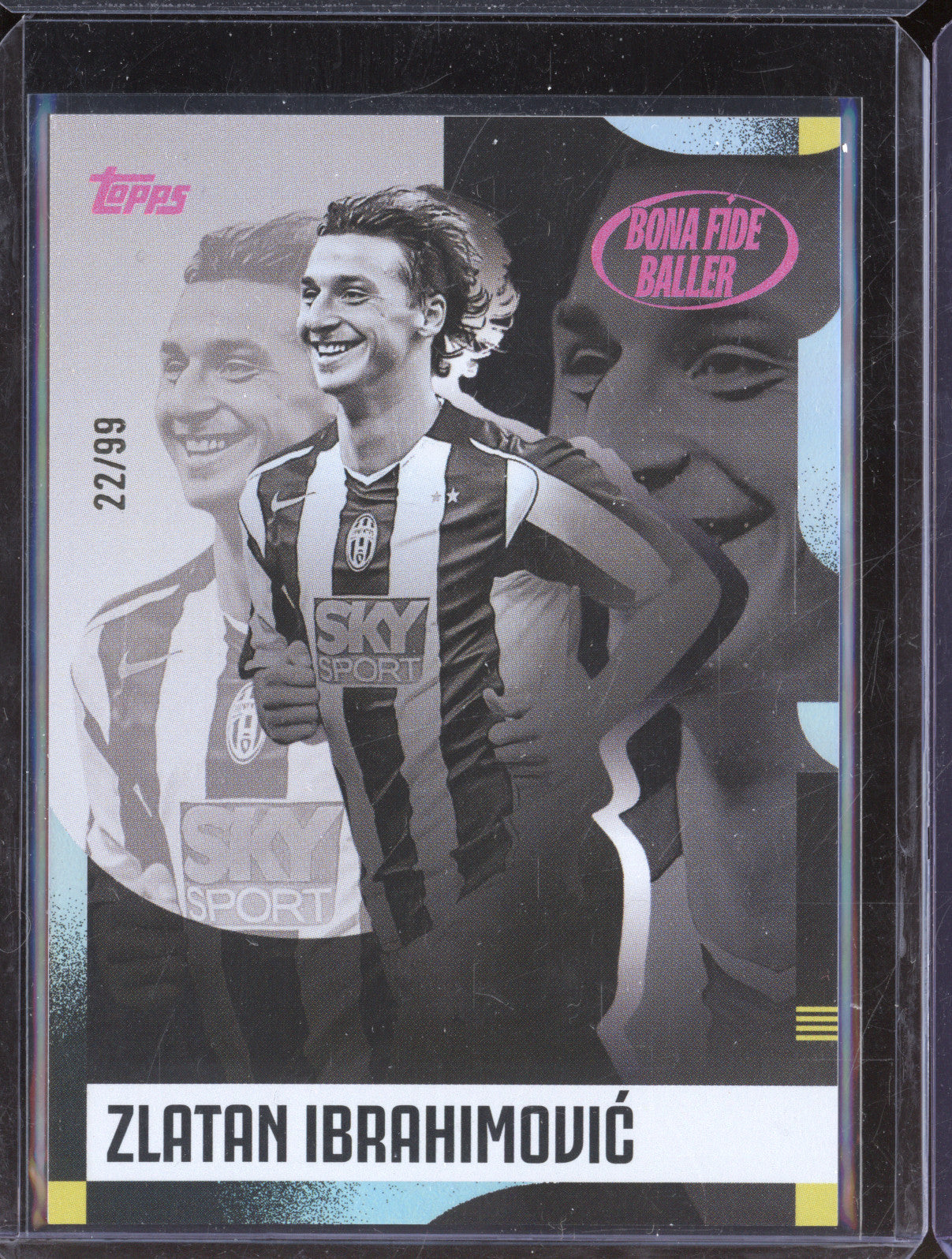 Zlatan Imbrahimovic 2024-25 Topps Team Set Juventus FC 48 Bona Fide Baller /99