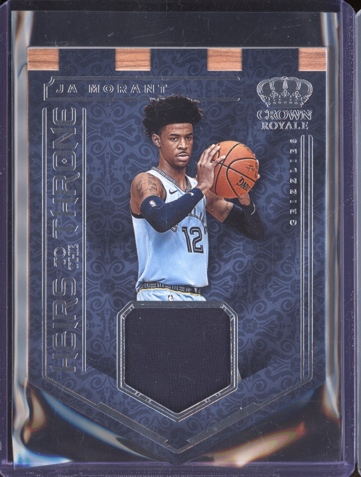 Ja Morant 2019-20 Panini Crown Royale HT-JM Heirs to the Throne RC