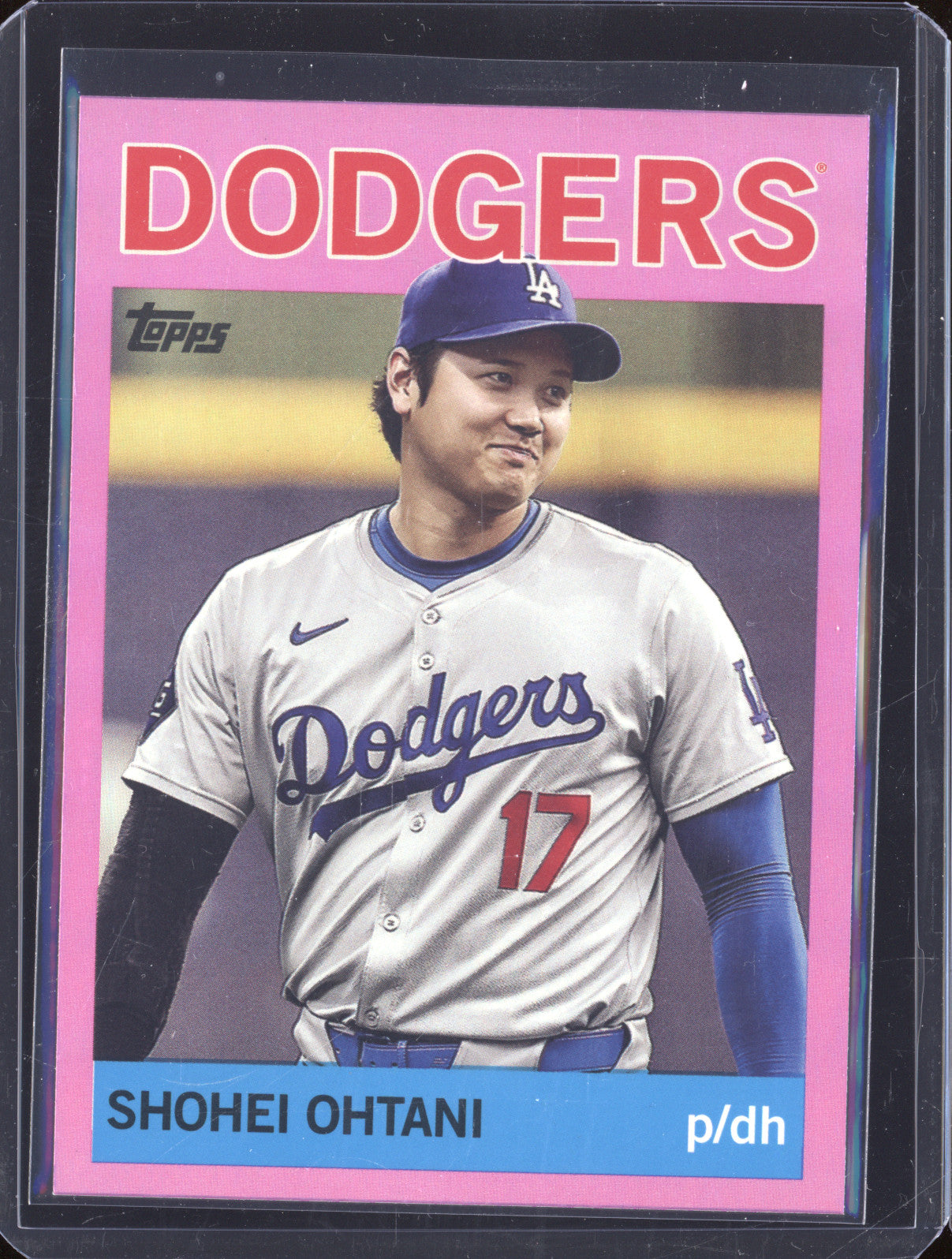 Shohei Ohtani 2025 Topps Archives 17 Pink Foilboard