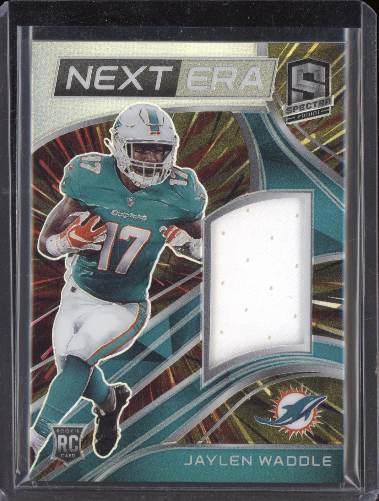 2021 Panini Spectra Football Jayden Waddle Next Era /75