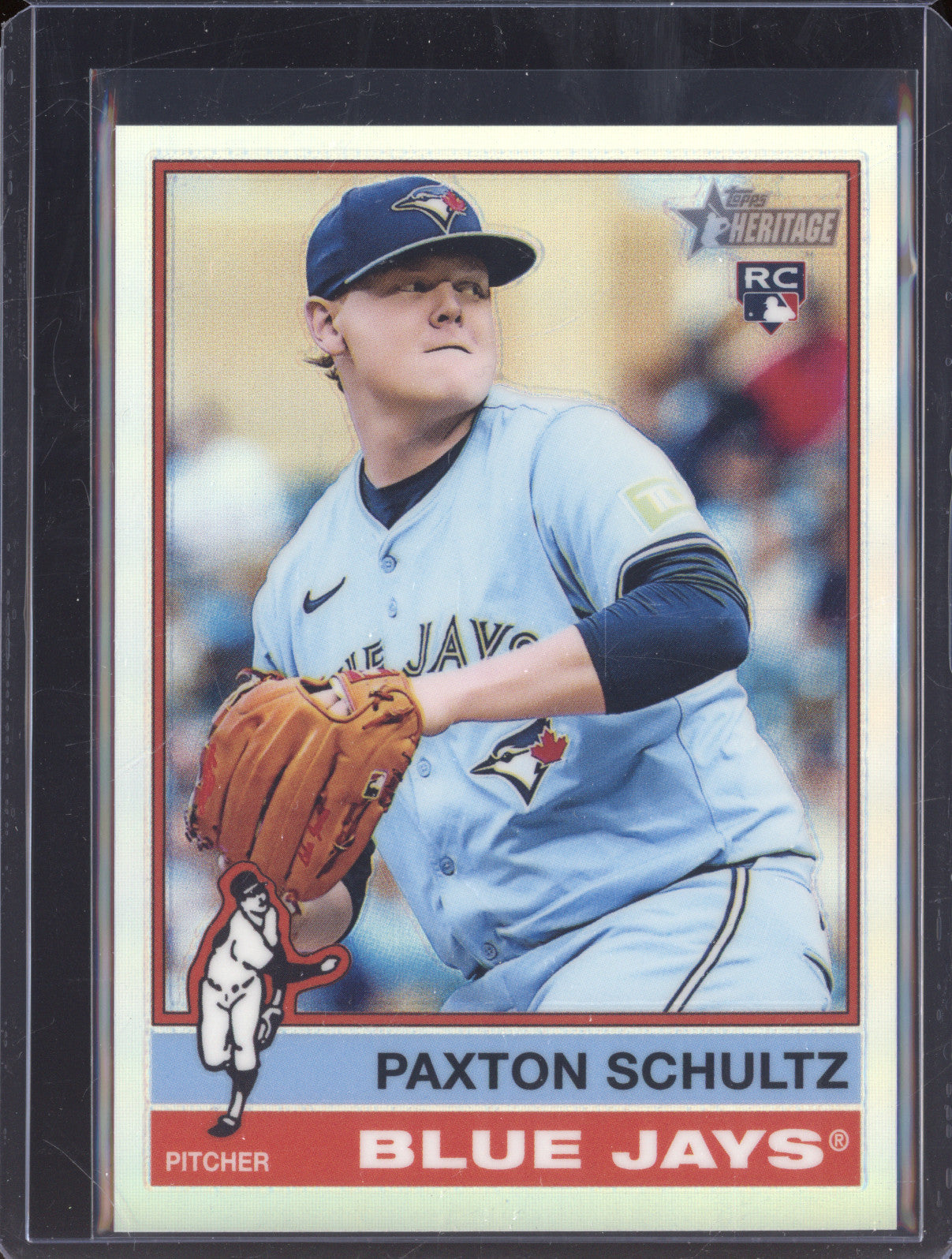 Paxton Schultz 2025 Topps Heritage 590 Refractor RC