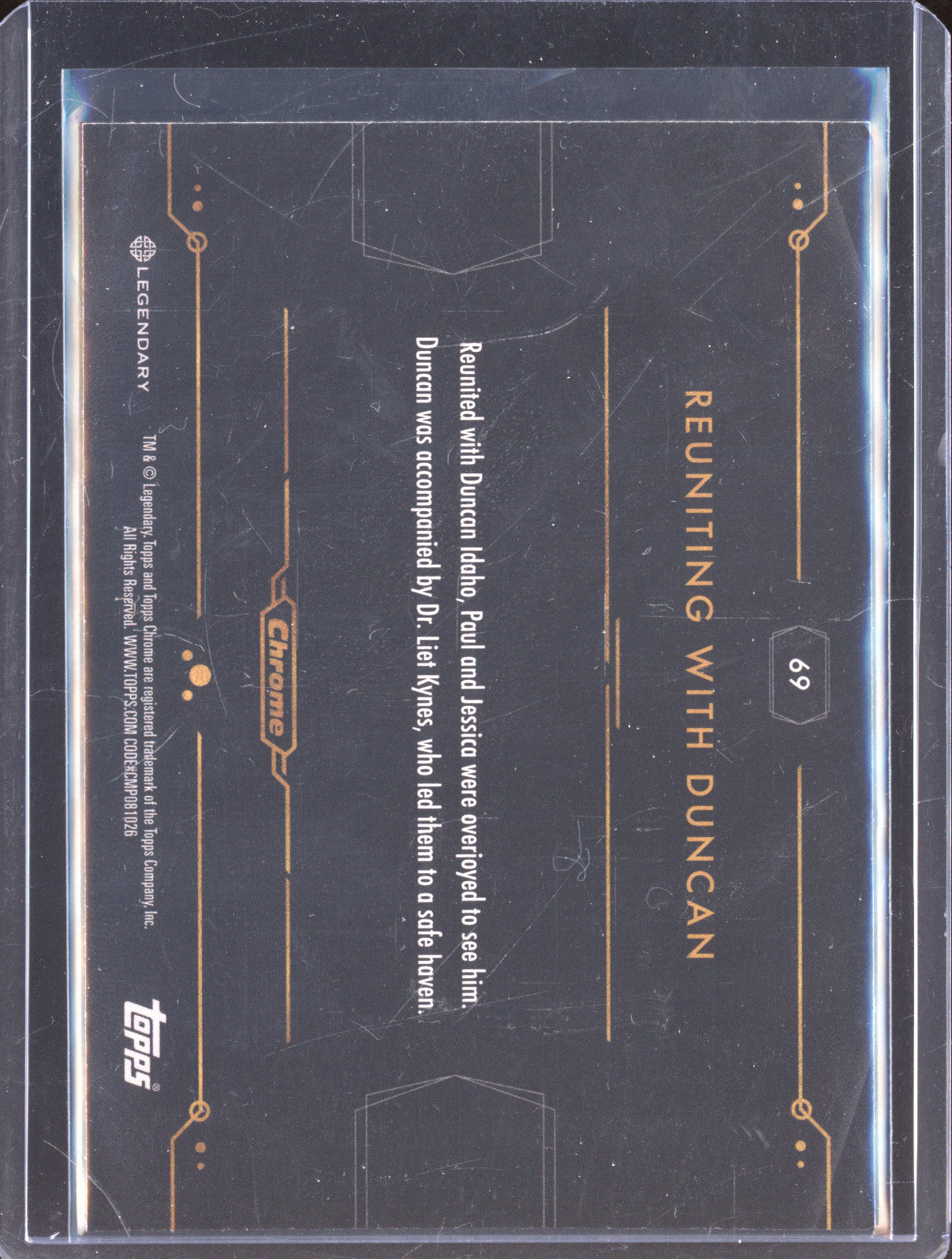 2025 Topps Chrome 69 Reuniting with Duncan Blue Pulsar /225