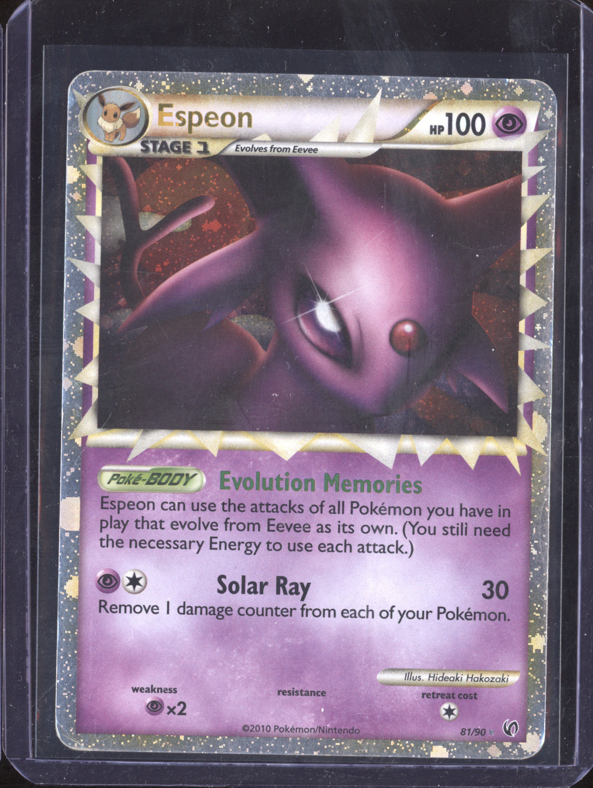 Espeon 2010 Pokemon HS Undaunted 81/90 Prime