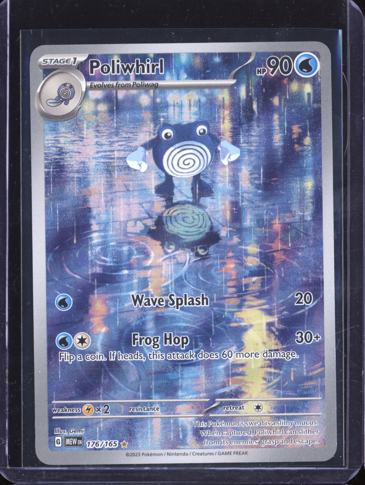 Poliwhirl 2023 Pokemon 151 176/165 Illustration Rare
