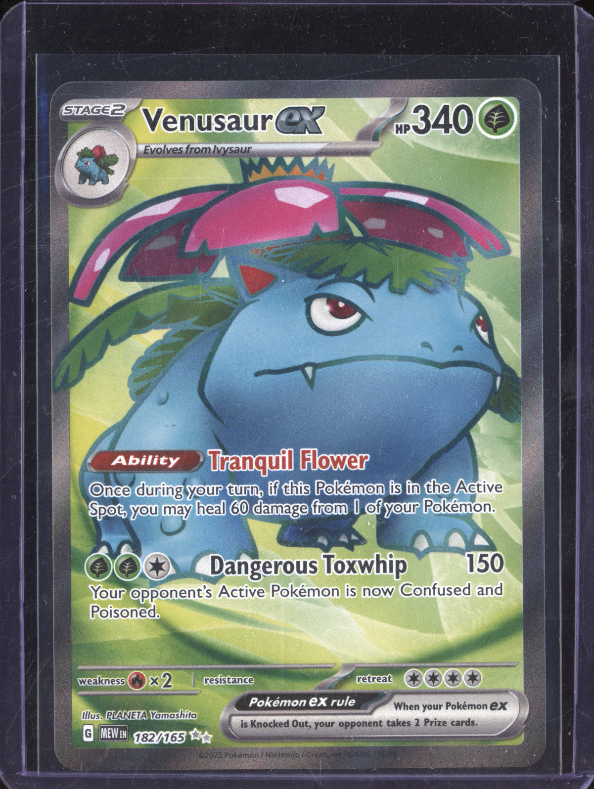 Venusaur ex 2023 Pokemon 151 182/165 Ultra Rare