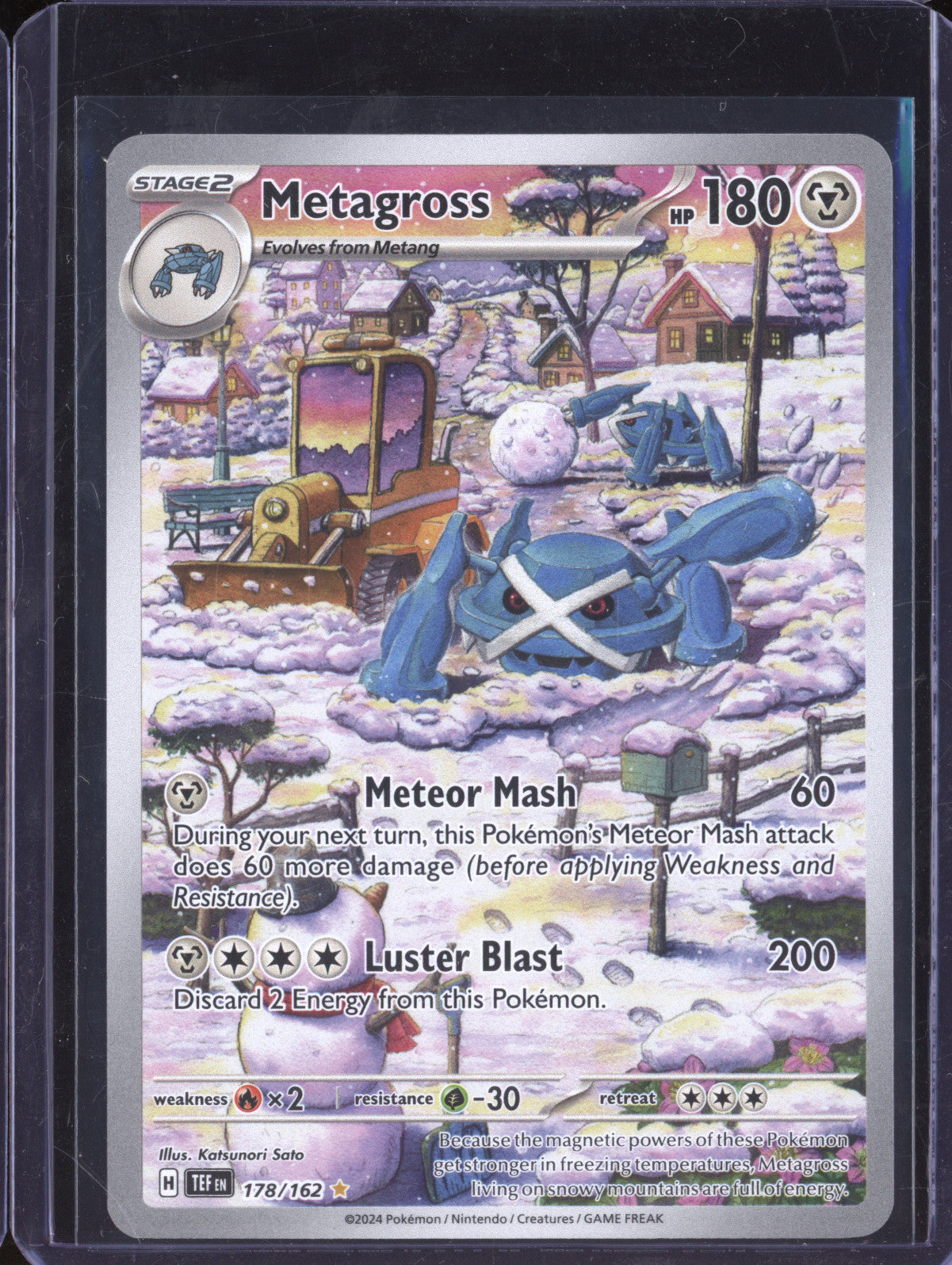 Metagross 2024 Pokemon Temporal Forces 178/162 Illustration Rare
