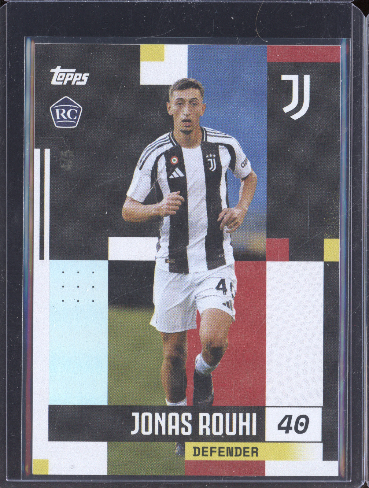Jonas Rouhi 2024-25 Topps Team Set Juventus FC 10 Red RC 4/5