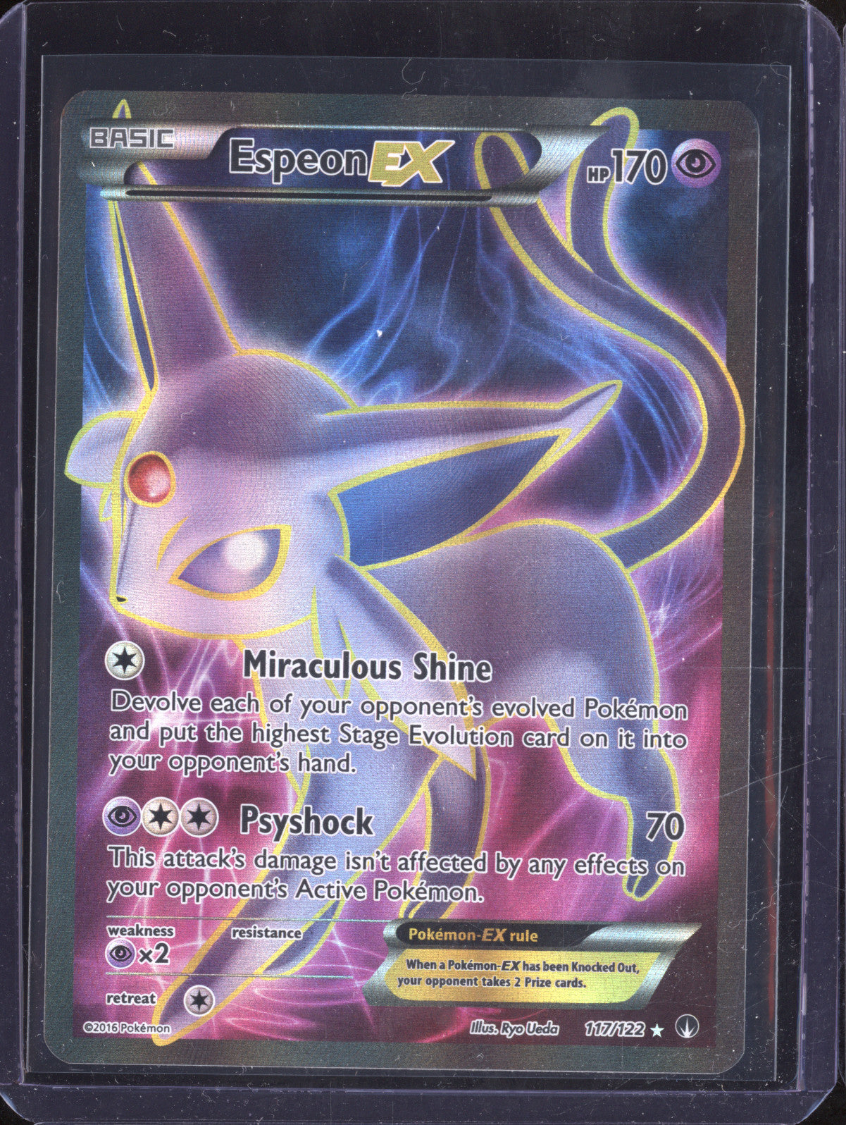 Espeon EX 2016 Pokemon BREAKpoint 117/122 Full Art