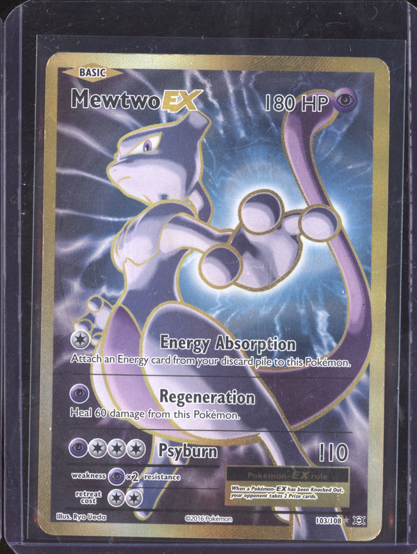 Mewtwo EX 2016 Pokemon Evolutions 103/108 Full Art