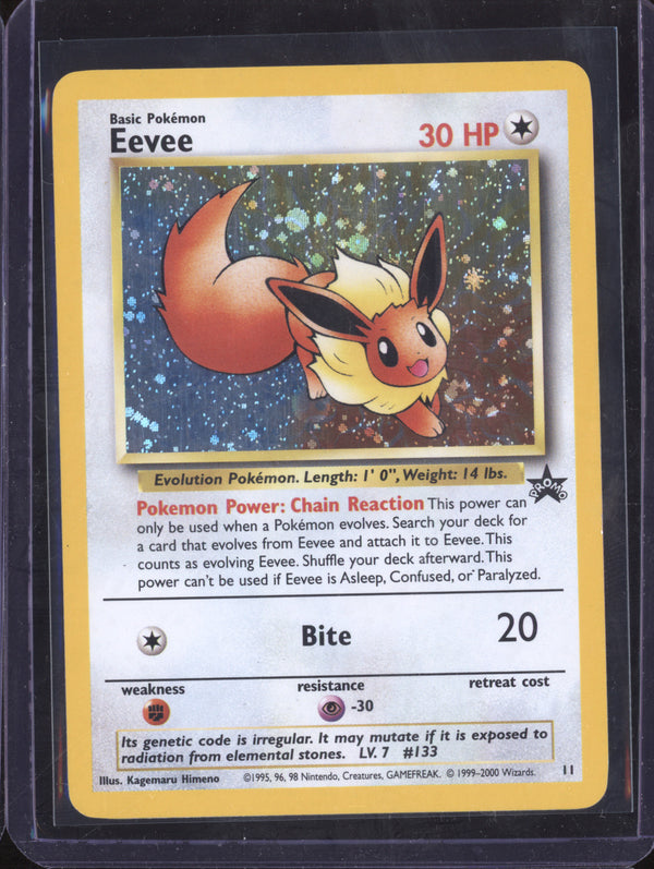 Eevee 1999 Pokemon Wizards of the Coast Promos 11 Holo