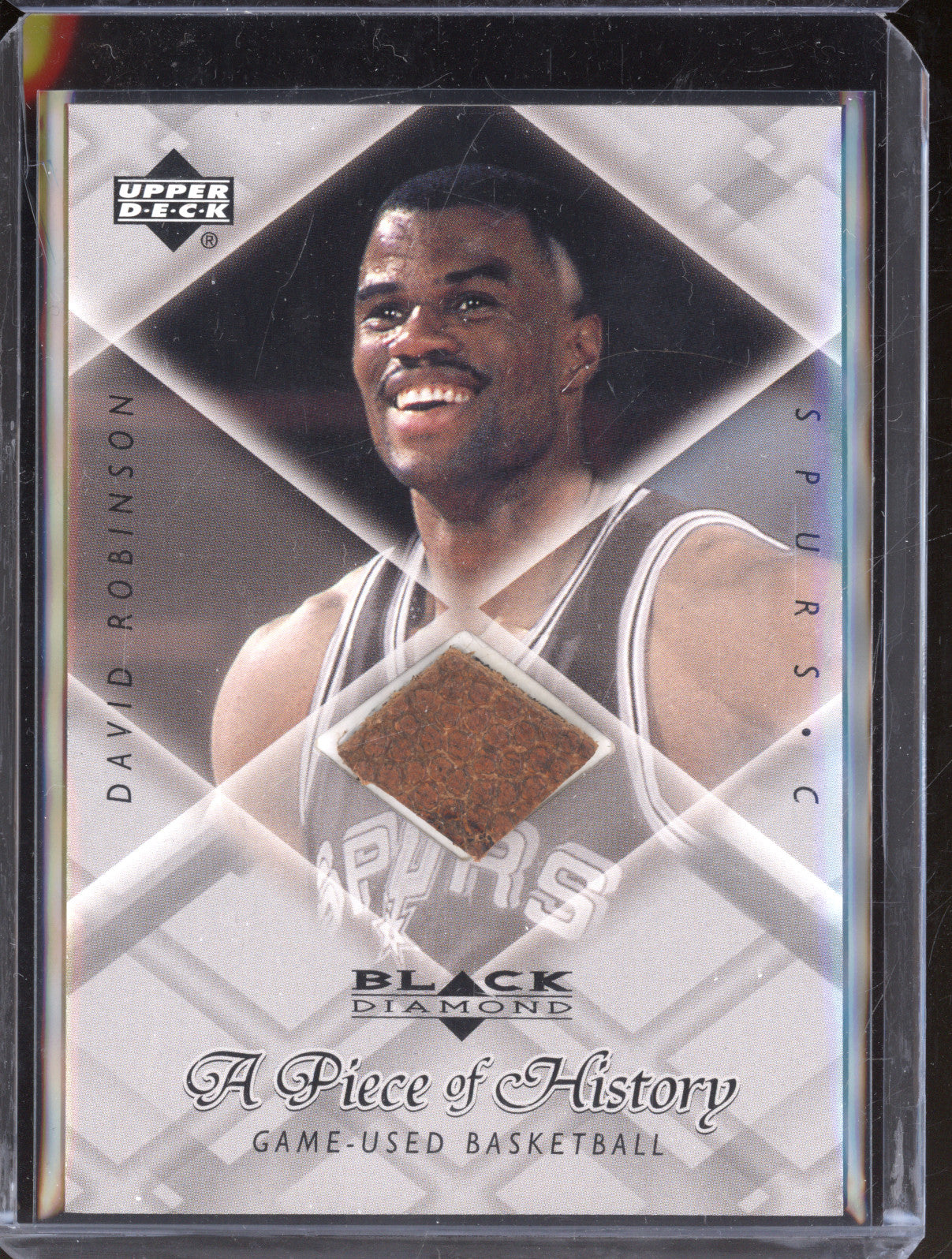 David Robinson 1999-00 Upper Deck Black Diamond DR A Piece of History