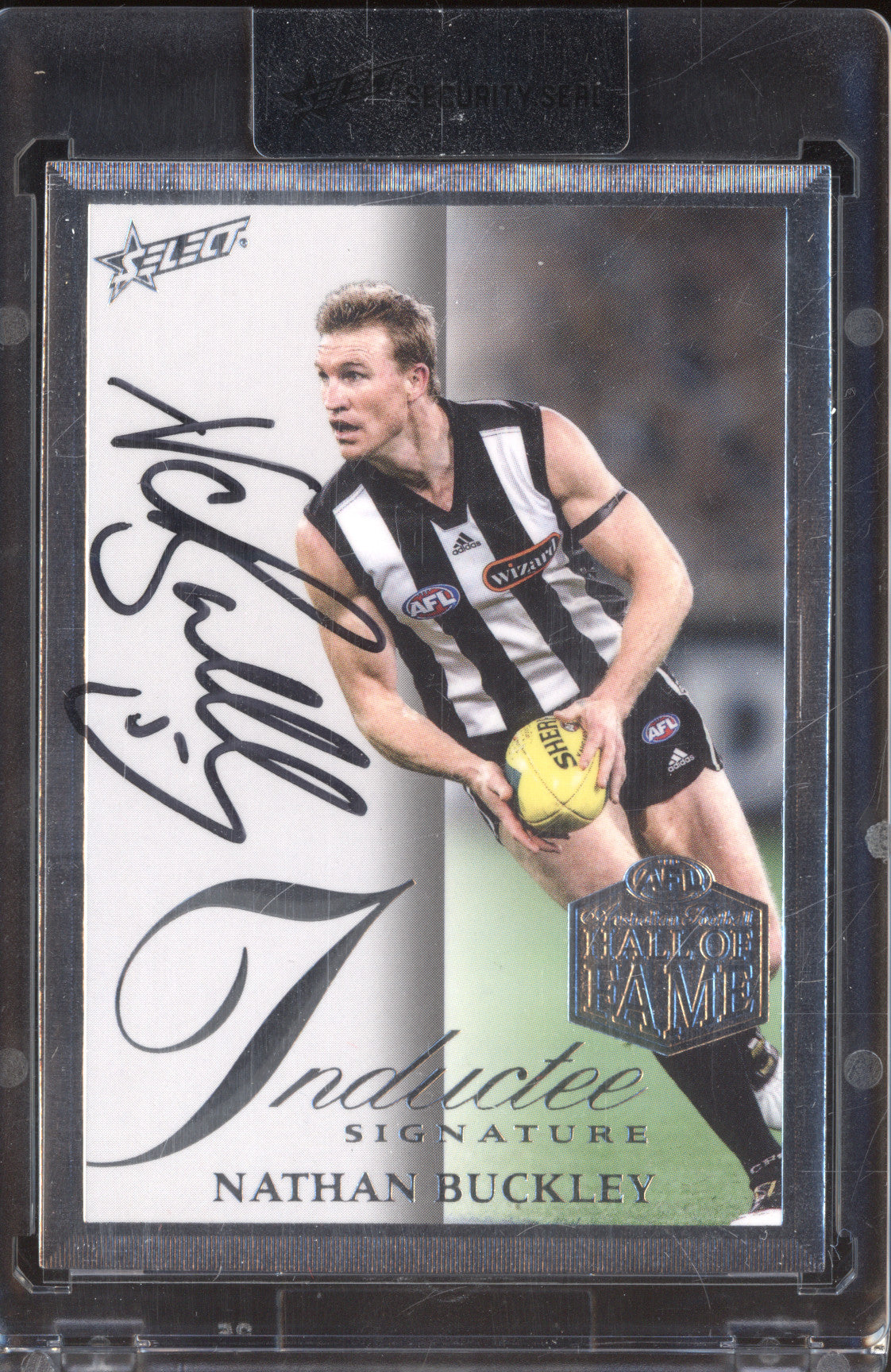 Nathan Buckley 2024 Select Legacy Ultimate Hall of Fame Inductee Signature /110