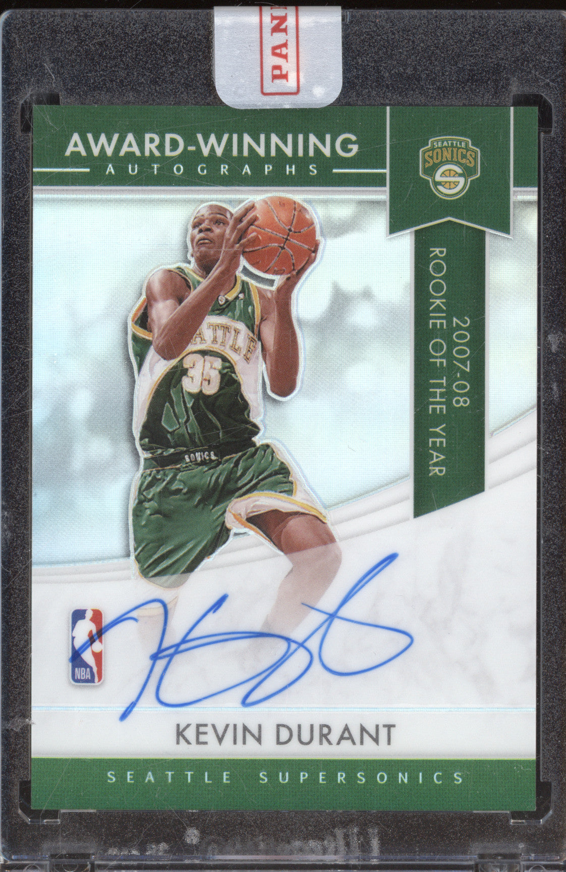 Kevin Durant 2021 Panini Origins AW-KDU Prizm Award-Winning Autographs