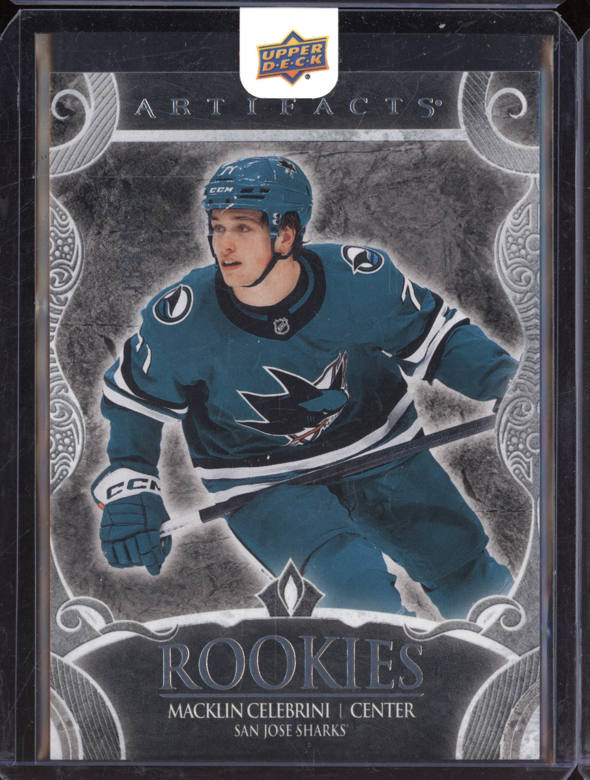 Macklin Celebrini 2024-25 Upper Deck Artifacts 224 Rookies Silver RC 163/899