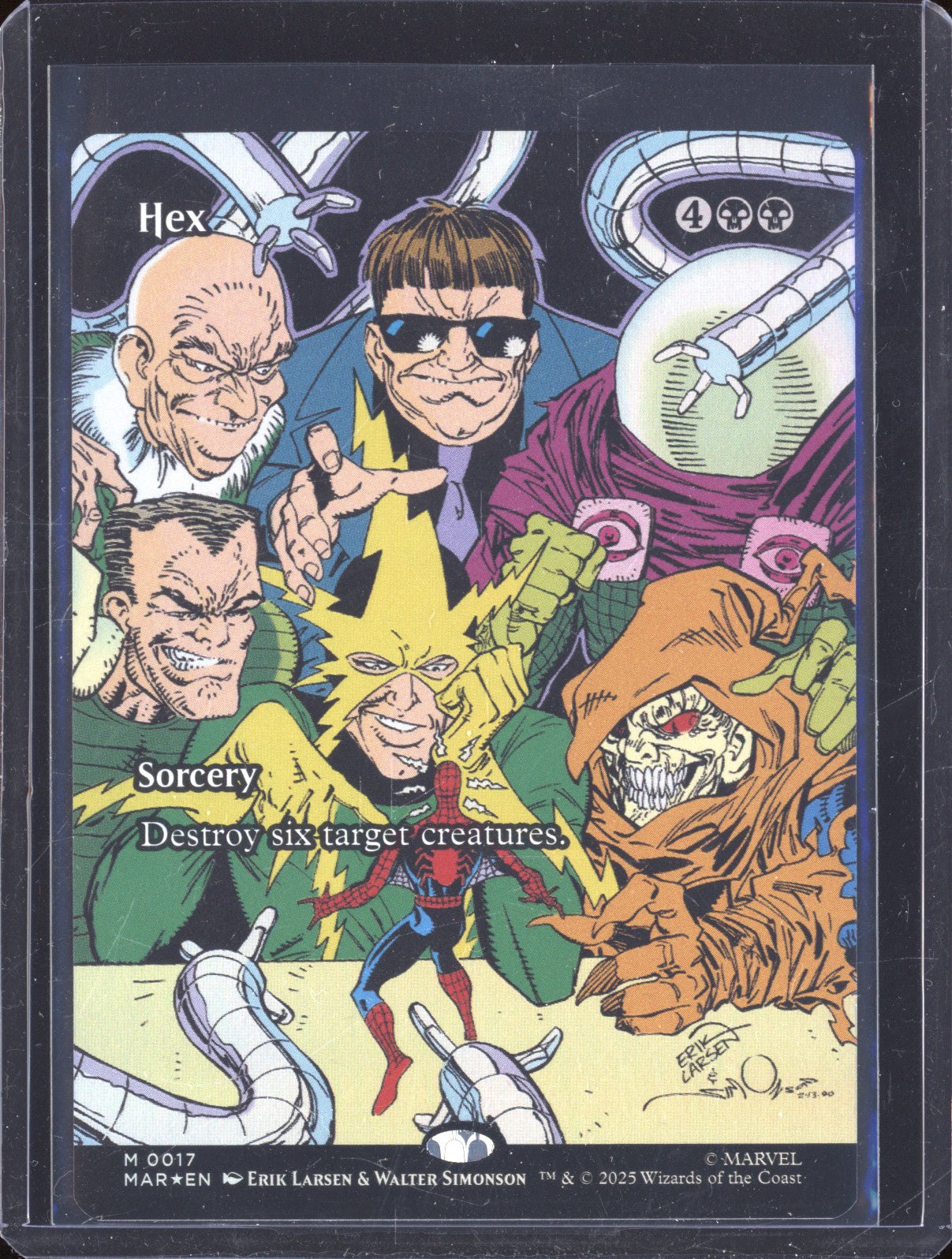 2025 MTG Marvel Spider-Man 0017 Hex Borderless Foil