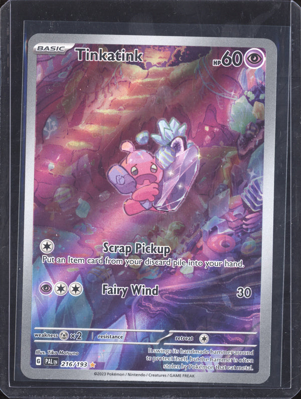 Tinkatink 2023 Pokemon Paldea Evolved 216/193 Illustration Rare