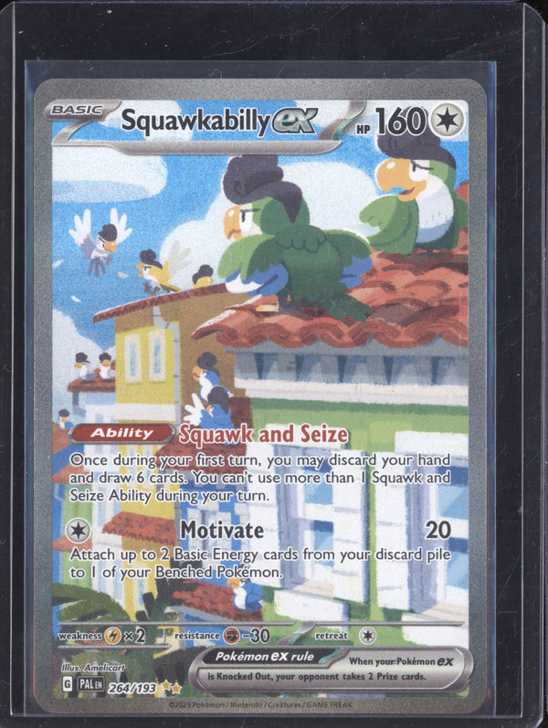 Squawkabilly ex 2023 Pokemon Paldea Evolved 264/193 Special Illustration Rare