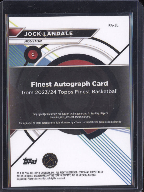 Jock Landale 2023-24 Topps Finest FA-JL Finest Auto