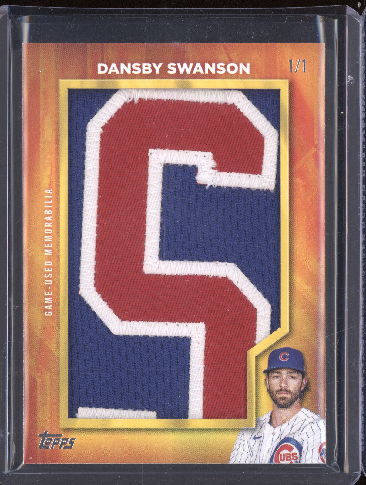 Dansby Swanson 2024 Topps Series Two ITN2-DS In the Name Relic 1/1