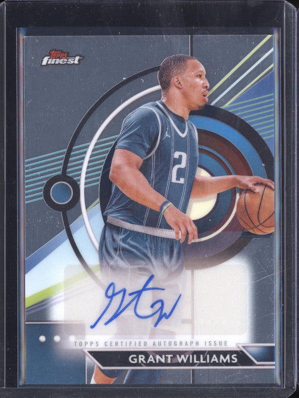 Grant Williams 2023-24 Topps Finest FA-GW Finest Auto