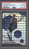 Anthony Edwards 2020-21 Panini Mosaic 201 Mosaic RC PSA 10