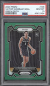 Victor Wembanyama 2023-24 Panini Prizm 136 Green RC PSA 10