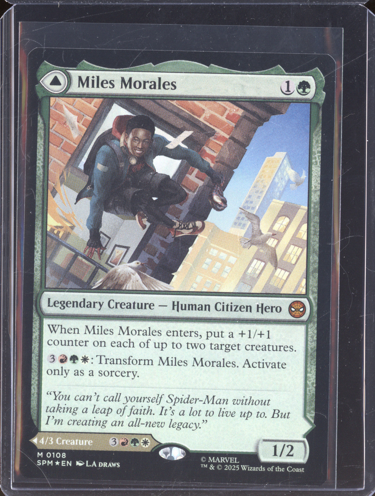 2025 MTG Marvel Spider-Man 0108 Miles Morales / Ultimate Spider-Man Foil