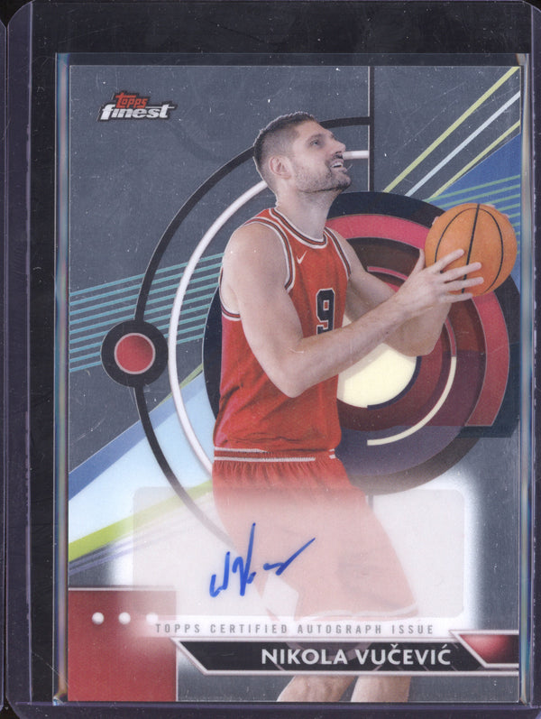 Nikola Vucevic 2023-24 Topps Finest FA-NV Finest Auto